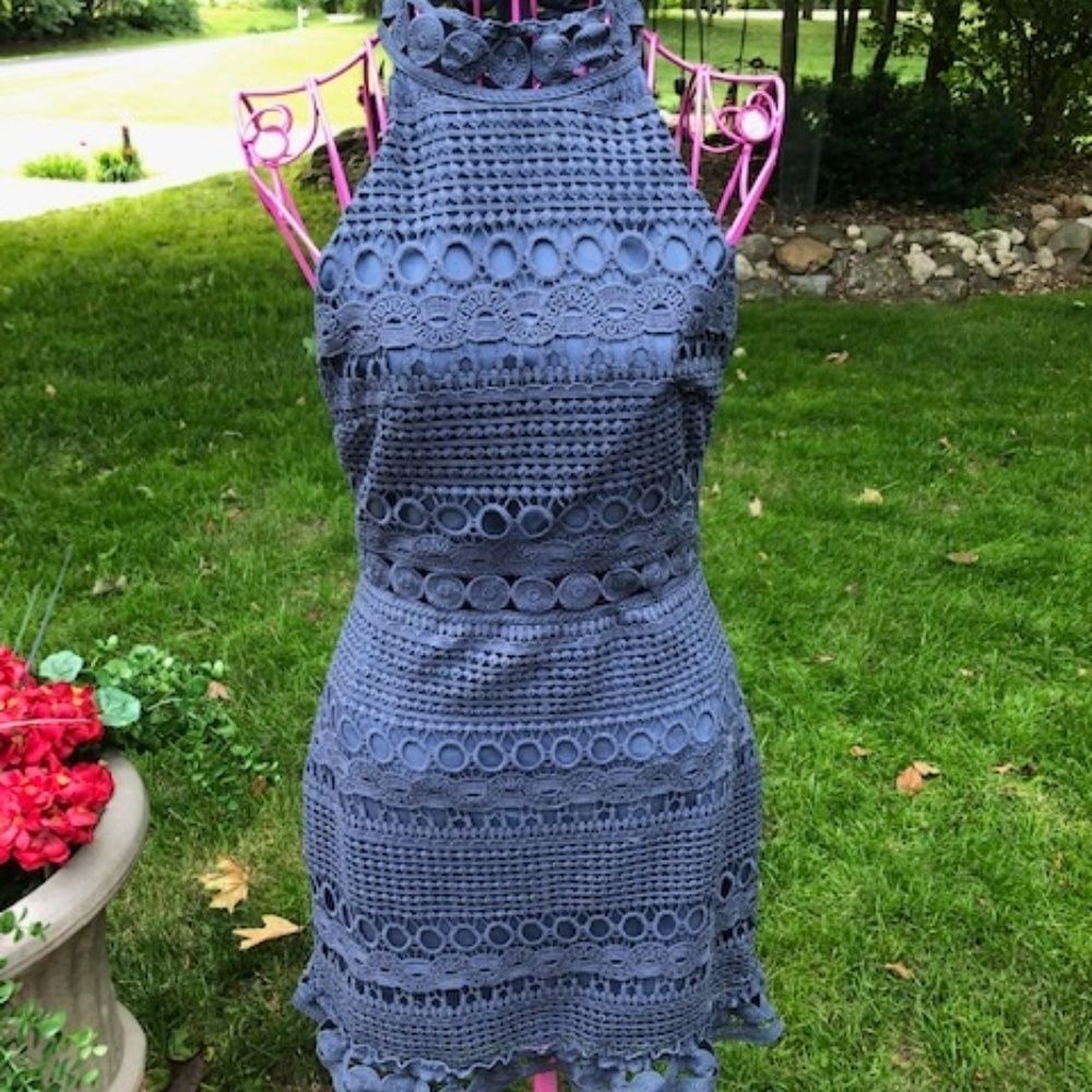 NEW W/TAG HALTER DRESS - Picture 3 of 4